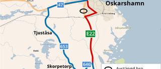 Därför stängs E22 av förbi Oskarshamn