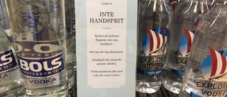 Systembolaget varnar: Vodka är inte handsprit