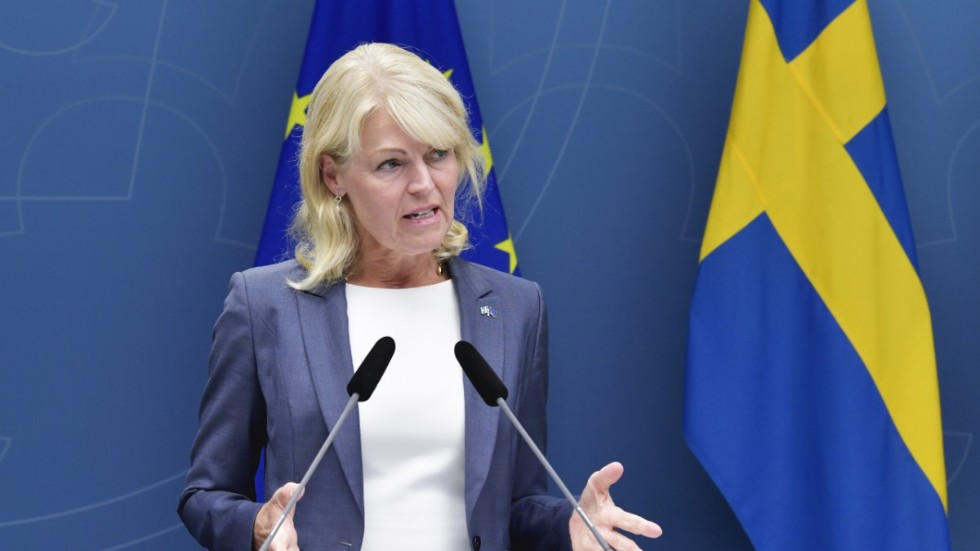 Anna Hallberg, utrikeshandelsminister och minister med ansvar för nordiska frågor. Arkivbild.