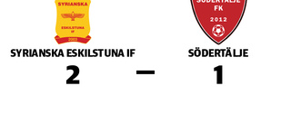 Syrianska Eskilstuna IF vann hemma mot Södertälje