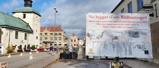 Då startar arbetet på torget – det blir broar och kanske tält 