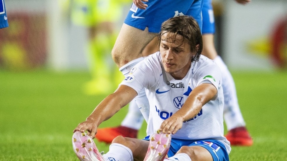 Det blev många löpmeter för Simon Thern på Guldfågeln Arena.