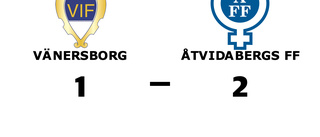 Segerlös svit bröts när Åtvidabergs FF vann mot Vänersborg