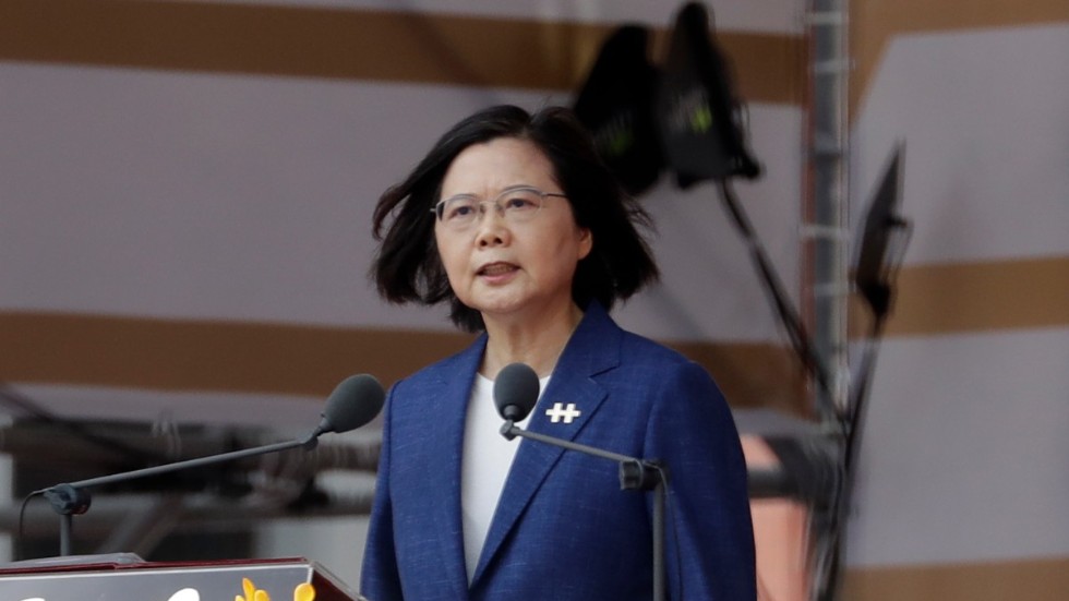Taiwans president Tsai Ing-Wen. Arkivbild.