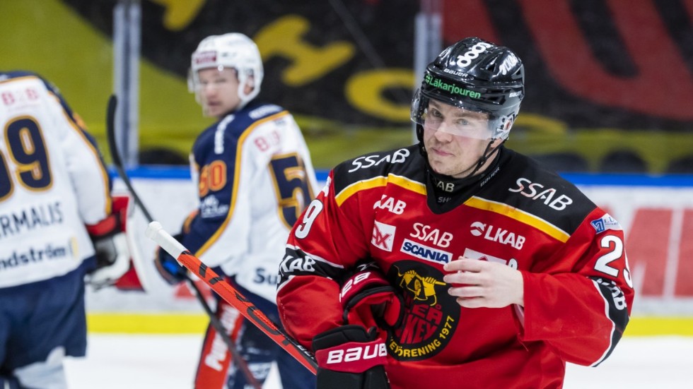Erik Gustafsson missar resten av grundseriesäsongen. Arkivbild.