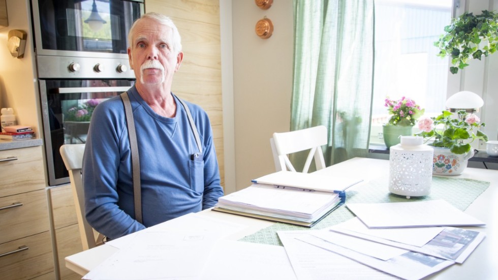 "Det känns förjäkligt när man har lagt så mycket tid på något", säger Ove Hansson om att Region Gotland tappat bort hans bygglovsärende två gånger. 