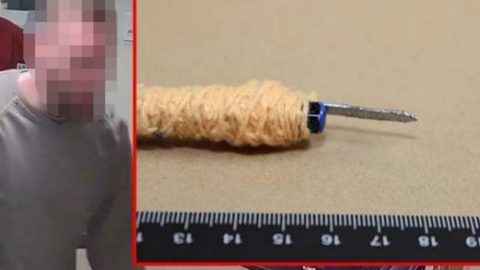 31-åringen uppfattades som hotfull mot den åklagare som lett utredningen om människorov på Hällbyanstalten.