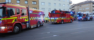 Kraftig köksbrand i lägenhet på tredje våningen