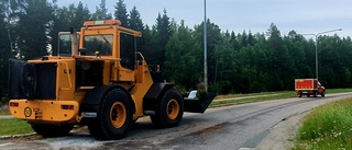 Utsläpp från traktor i Luleå   