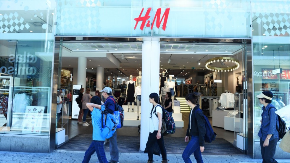 En H&M-butik på Drottninggatan i Stockholm. Arkivbild.