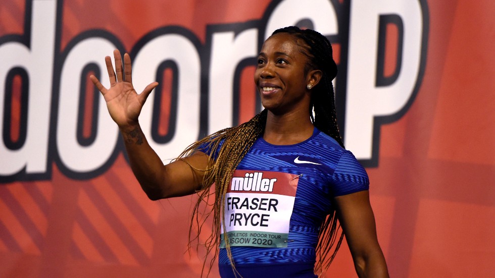 Shelly-Ann Fraser-Pryce är näst snabbast i historien. Arkivbild.