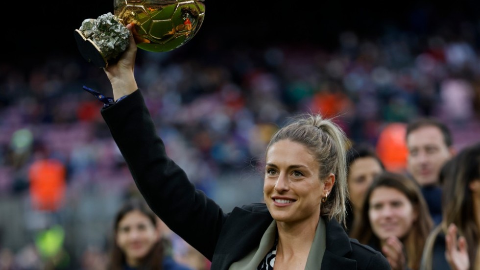 Alexia Putellas vann damernas Ballon d'Or i fjol. Arkivbild.
