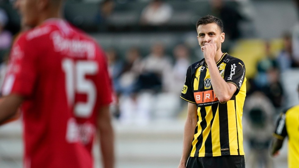 Häckens Alexander Jeremejeff blev målskytt till slut. Men det räckte bara till en poäng mot Degerfors.