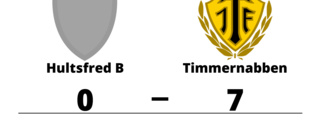 Hultsfred B utklassat av Timmernabben hemma