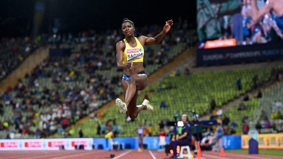 Sveriges Khaddi Sagnia blev tvåa i Diamond League-finalen. Arkivbild.