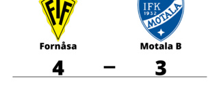 Uddamålsseger för Fornåsa mot Motala B