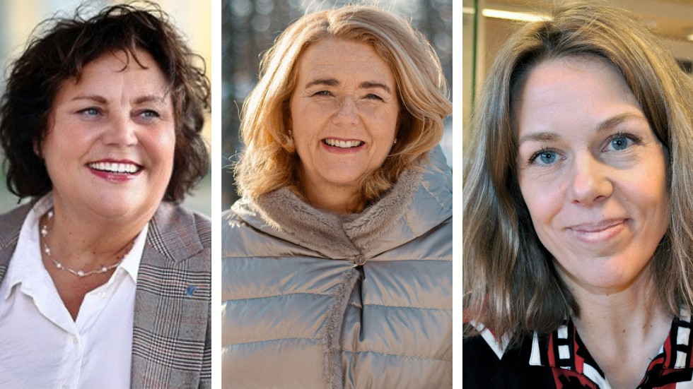 Tre chefer i Östergötland: Socialchefen Camilla Tjäder i Ydre, Tekniska verkens vd Charlotta Sund i Linköping och Josefine Molinder, kultur- och bibliotekschef i Ydre. 