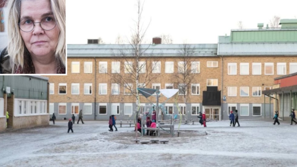 Råneskolans rektor Solange Perdahl skriver till vårdnadshavare att barn slåss efter skolan.