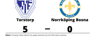 Storseger för Torstorp hemma mot Norrköping Bosna