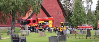 Brandlarm utbröt i kyrka • Orsaken: "Elfel i transformator"