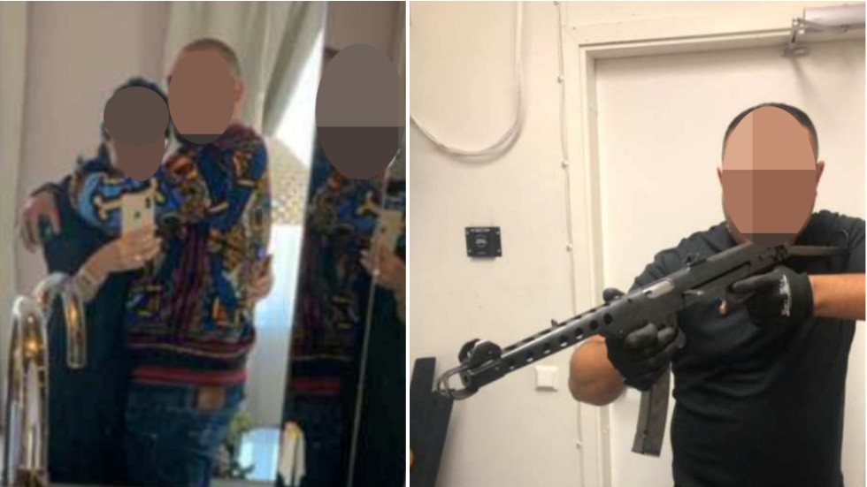 Mannen till höger är en av de släktingar till advokatens make som åtalats för att ha planerat att mörda 29-åringen på bilden till vänster. 