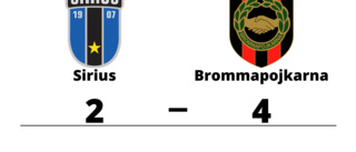 Sirius förlorade mot Brommapojkarna