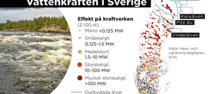 Så stor är vattenkraftens outnyttjade potential