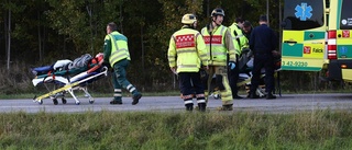 Buss voltade utanför Linköping