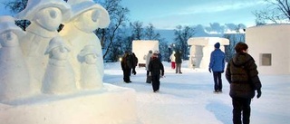 Efter två år långt uppehåll - snösku lpturerna tillbaka i Snöfestivalen