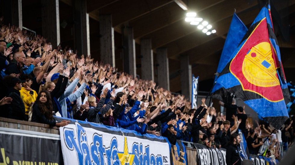Sirius supportrar i samband med matchen mot AIK. 