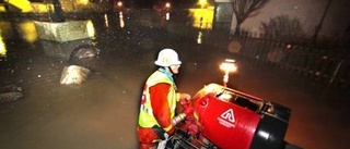 Regn och storm drabbade ön hårt