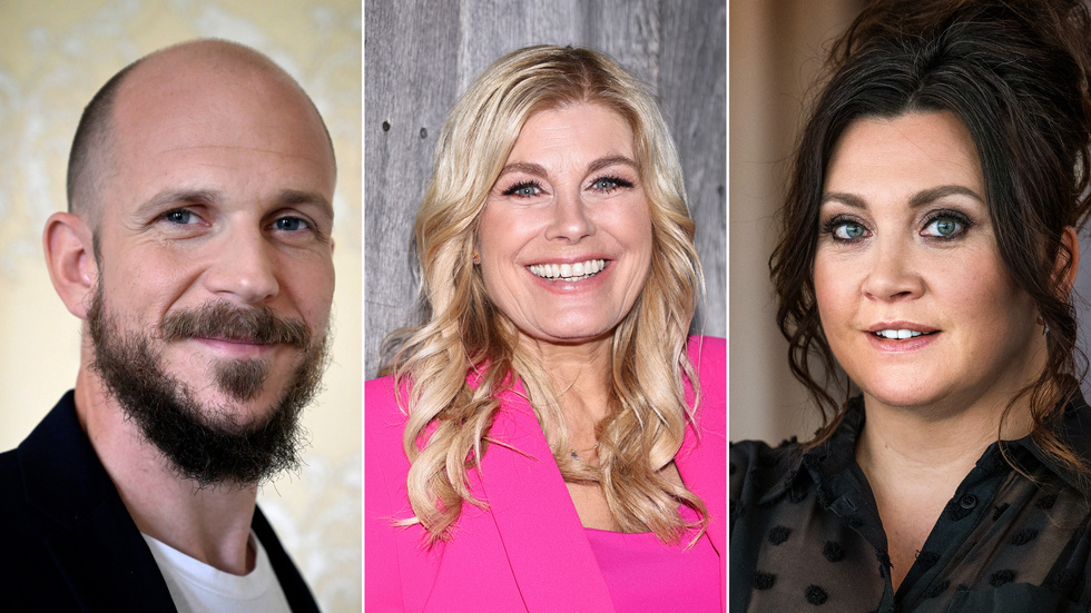 Gustaf Skarsgård, Pernilla Wahlgren och Camilla Läckberg har alla skrivit under ett upprop angående Israel-Palestina-kriget som nu kritiseras. Arkivbild.
