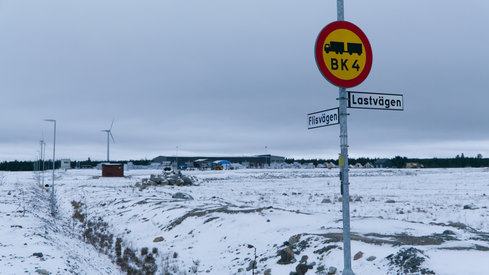 Det är på den gamla Grängestomten på Haraholmens industriområde som Pite Green Methanol AB vill uppföra en 16 hektar stor anläggning för produktion av metanol. (Arkivbild)