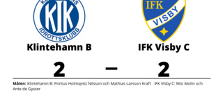 Klintehamn B fixade kryss hemma mot IFK Visby C