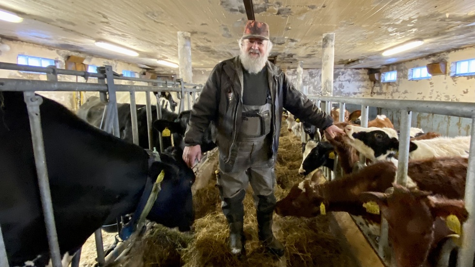 Barndomsgården Dammslund tog lantbrukaren Stig Pettersson över 1976. 