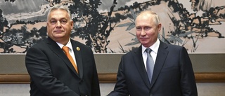 Putin och Orbán i samspråk i Peking