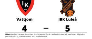 IBK Luleå avgjorde mot Vattjom i tredje perioden