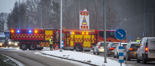 Två olyckor på Lennings väg på tisdagsförmiddagen