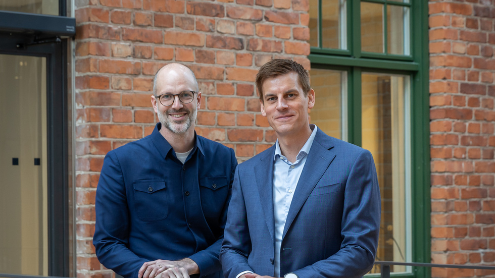 Filip Reinhag och Mikael Blad.