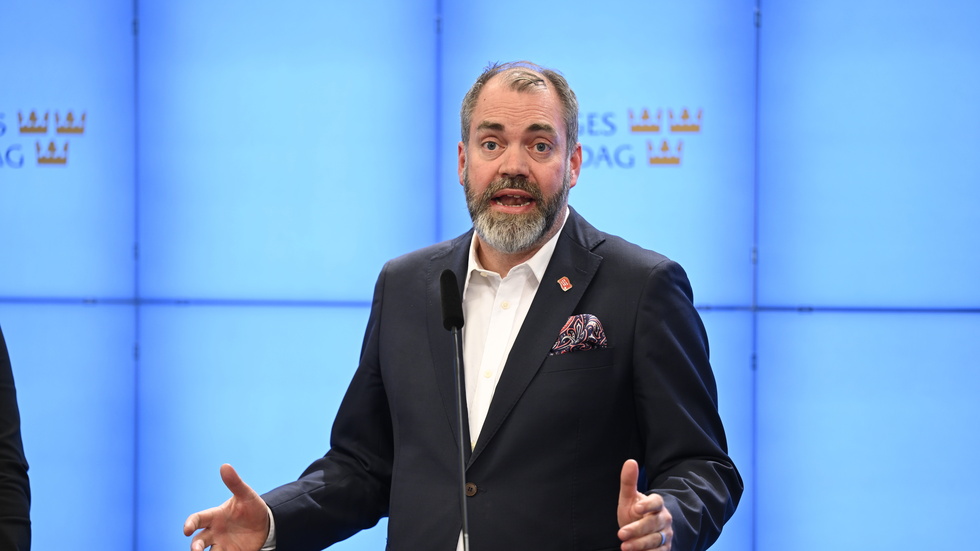 Fredrik Lundh Sammeli (S), socialpolitisk talesperson för S. Arkivbild.