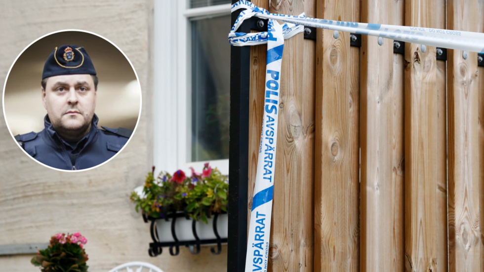 Avspärrningarna efter mordet på gängledarens mamma i Uppsala i höstas. Johnny Onbiner, polis i Katrineholm, kommenterar inte hur bevakningen av eventuellt hotade anhöriga till de misstänkta sköts. 