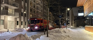 Larm om brand var tillbud från tvättmaskin