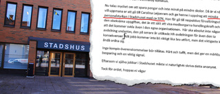 UPPMANINGEN: Minska personalstyrkan i Stadshuset med tio procent