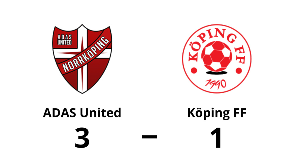 ADAS United vann mot Köping FF