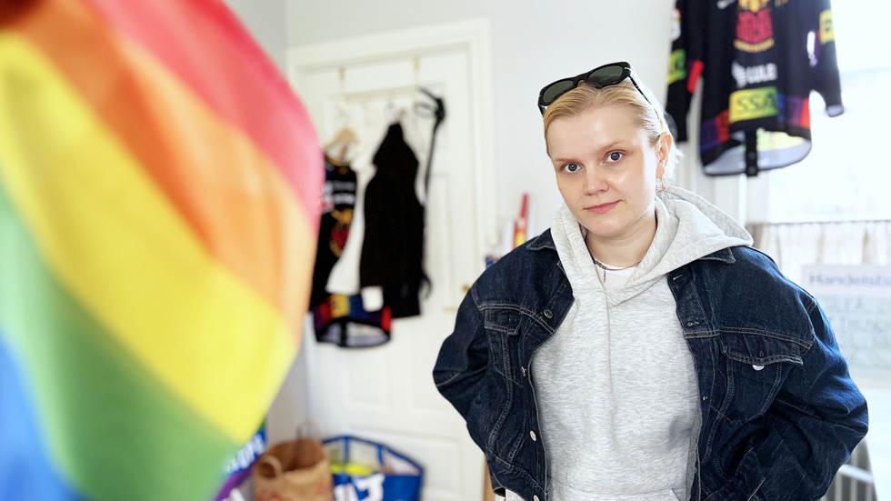 "Det är jättemånga HBTQIA-frågor som fortfarande måste jobbas med, det är viktigt att bli påmind och få in andra perspektiv", säger Rebecka Digervall om vikten av Pride. 