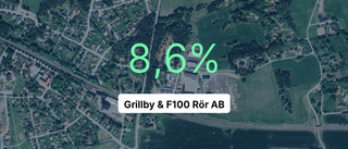 Grillby & F100 Rör AB hade större omsättning än övriga branschen