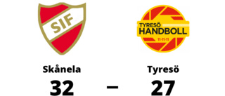 Skånela besegrade Tyresö med 32-27