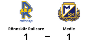 Oavgjort toppmöte mellan Rönnskär Railcare och Medle