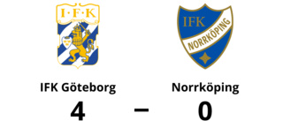 Förlust mot IFK Göteborg för Norrköping