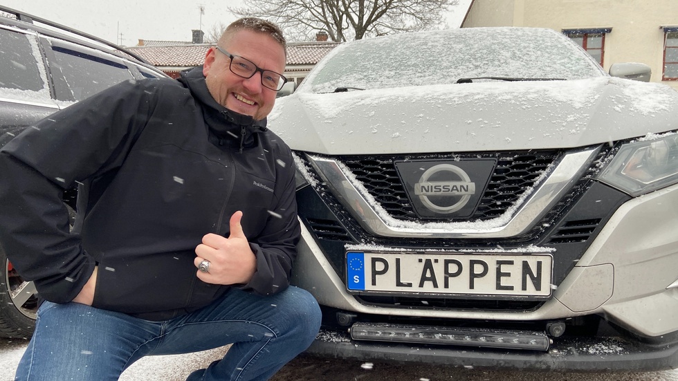 Förra året var det sex stycken Vimmerbybor som skaffade en personlig registreringsskylt. Johan Söderström var en av dem. "Jag har funderat på det ganska länge", säger han.